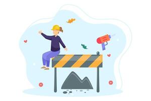 Labour Day Flat Illustration Design vector