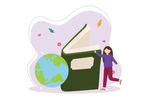 World Book Day Flat Design vector