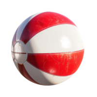 Classic Contrast Red and White Beach Volleyballs for Every Player png