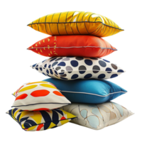 Dream in Color Elevate Your Space with Vibrant Different Color Pillows png