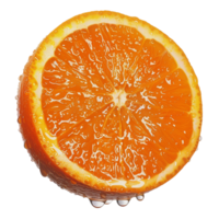 Tropical Delight Savor the Sweetness of Freshly Cut Juicy Orange Slices png