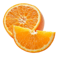 pikant Erfrischung tauchen in das saftig Güte von Orange Obst Scheiben png