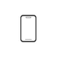 Mobile phone icon. Smartphone symbol. illustration logo vector