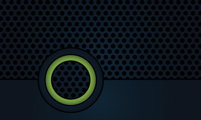 Circle pattern dark green background. Dynamic shape composition. Background design for posters etc