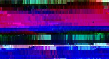 Trendy glitch pattern on dark background. Modern style . Abstract geometric elements vector