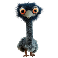 Adorable Ostrich Chicks A Delightful Addition to the Flock png