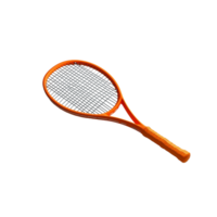 vibrant agilité Orange tennis raquette dominance png