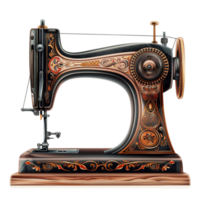 Sewing Machine Magic Transforming Fabric into Fashion Statements png