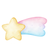 illustration of star, A cute cartoon drawing of a star png