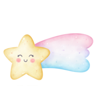 illustration of star, A cute cartoon drawing of a star png