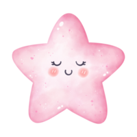 illustration of star, A cute cartoon drawing of a star png