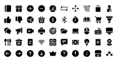 User Interface Icon Set vector