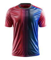 fútbol jersey Bosquejo modelo con frente vista, generado ai png