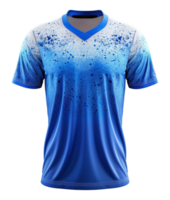 fútbol jersey Bosquejo modelo con frente vista, generado ai png