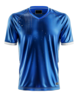 fútbol jersey Bosquejo modelo con frente vista, generado ai png