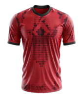 soccer jersey mockup template with front view, generated ai png