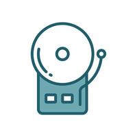 school bell icon design template simple and clean vector