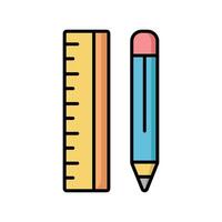 ruler icon design template simple and clean vector
