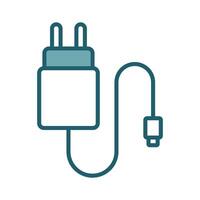 phone charger icon design template simple and clean vector