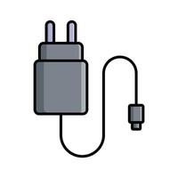 phone charger icon design template simple and clean vector