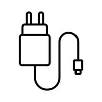 phone charger icon design template simple and clean vector