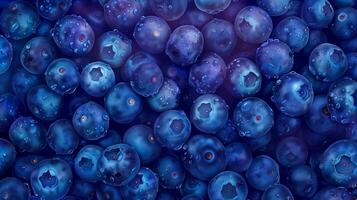 blueberry background, photo realism