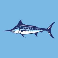 Sea fish art and illustration vector
