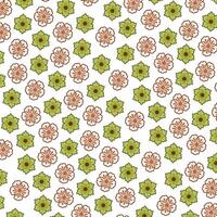 Flower pattern art illustration vector
