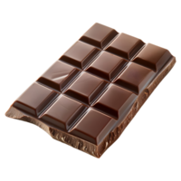 3d representación de un llanura chocolate transparente antecedentes png