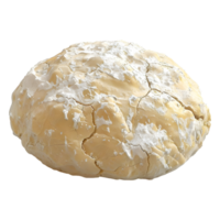 3d representación de un un pan horneando masa transparente antecedentes png