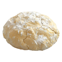 3D Rendering of a Bread Baking Dough Transparent Background png