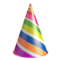 3D Rendering of a Party hat Transparent Background png