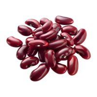 3D Rendering of a Red Beans Transparent Background png