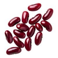 3D Rendering of a Red Beans Transparent Background png
