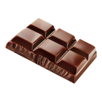 3d representación de un llanura chocolate transparente antecedentes png