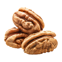 3d representación de un nueces transparente antecedentes png