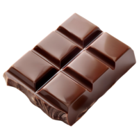 3d representación de un llanura chocolate transparente antecedentes png