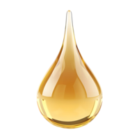 3D Rendering of a Liquid Drop on Transparent Background png