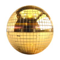 3d tolkning av en disko boll på transparent bakgrund png