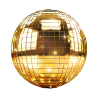 3d Rendern von ein Disko Ball auf transparent Hintergrund png