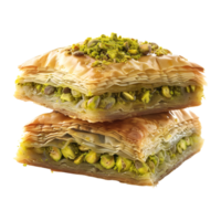 3d Rendern von ein Türkisch Ramadan Dessert Baklava transparent Hintergrund png
