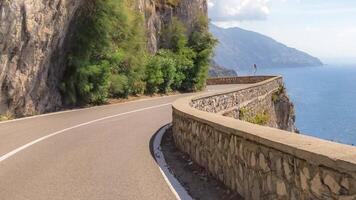 Amalfi Coast, Italy. Horizontal video