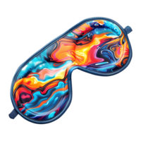 3D Rendering of a Eyes Sleep Mask on Transparent Background png