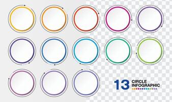 Bullet Circle 09 number sell vector