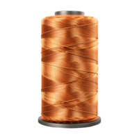 3D Rendering of a Orange Sewing Thread on Transparent Background png