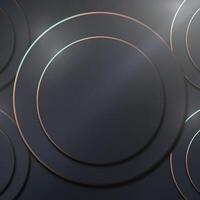Circles with lines background. vector