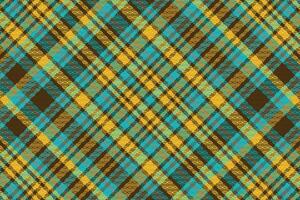 Tartan plaid pattern with texture. vector