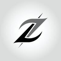 plantilla de diseño de logotipo de letra z vector