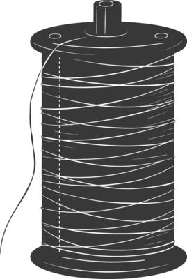 Silhouette Sewing thread roll black color only