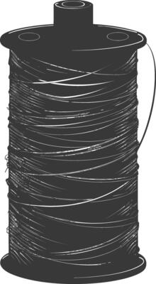 Silhouette Sewing thread roll black color only